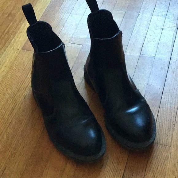 Doc Marten Black Flora Ankle boots sz 9
